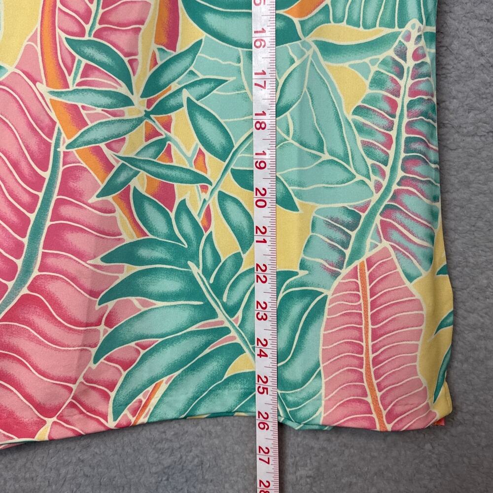 Kenny Flowers Tropical Floral Polo in Pink, Mint & Yellow - Picture 4 of 8